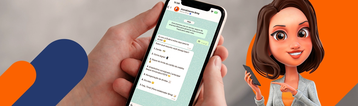 WhatsApp do Bmg atendimento